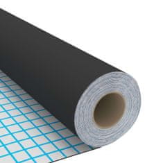 shumee Samolepící tapety na nábytek 2 ks černé 500 x 90 cm PVC