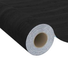 shumee Samolepící tapety na nábytek 2 ks tmavé dřevo 500 x 90 cm PVC