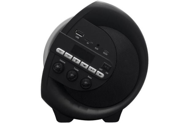 modern parti hangszóró akai abts-v1 hordozható Bluetooth 30 w teljesítmény aux in usb fm rádió led kijelző fogantyú mikrofon kimenet liion akkumulátor