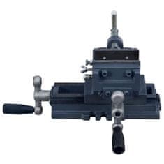 Greatstore Ručně ovládaný strojní svěrák pod vrtačku křížový 70 mm