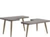 Konferenční stolek Loup (SADA 2 ks), 80 cm, beton