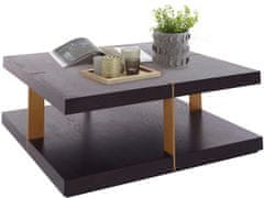 Danish Style Konferenční stolek Veranzo, 100 cm, hnědá