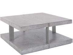 Danish Style Konferenční stolek Veranzo, 100 cm, stříbrná