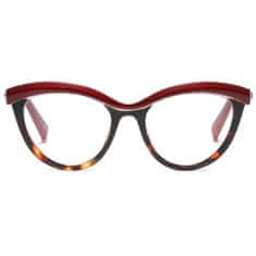 NEOGO Connie 3 čiré brýle, Red Vine Leopard