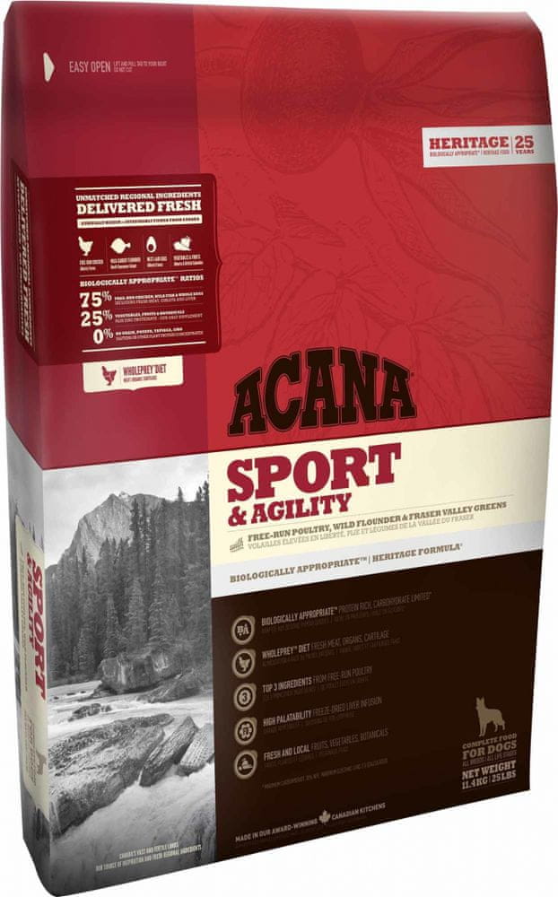 Acana HERITAGE Class. Sport and Agility 17 kg