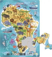 DoDo  Puzzle Zvířata Afriky 53 dílků