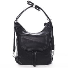 Romina & Co. Bags Pohodlná dámská kabelka/batoh Marcellin černá