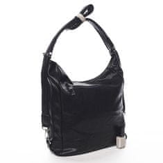 Romina & Co. Bags Pohodlná dámská kabelka/batoh Marcellin černá
