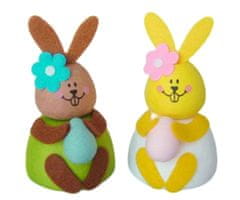 Kraftika Velikonoční figurky - 2 sedící králíčci, ozdoba, dekorace