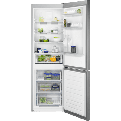 Kombinovaná chladnička Zanussi ZNME32FU0 otevřená