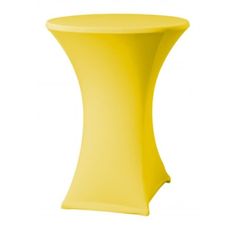 DENA Elastický potah ELAS na koktejlové stoly Ø 70cm + čepice ZDARMA, 180 g/m², Žlutá