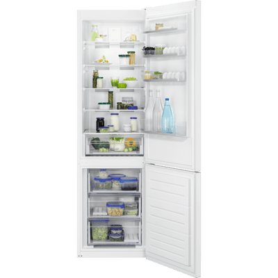 Kombinovaná chladnička Zanussi ZNME36FW0 otevřená