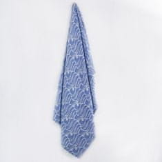 Denizli Concept Plážová osuška FISH 90x170 cm, modrá, bavlna