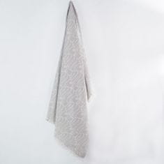 Denizli Concept Plážová osuška FISH 90x170 cm, světle šedá, bavlna