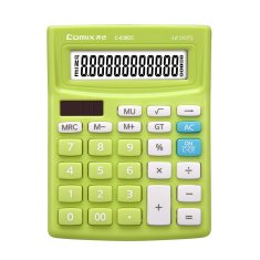 Comix Stolní kalkulačka C-838EC Zelená