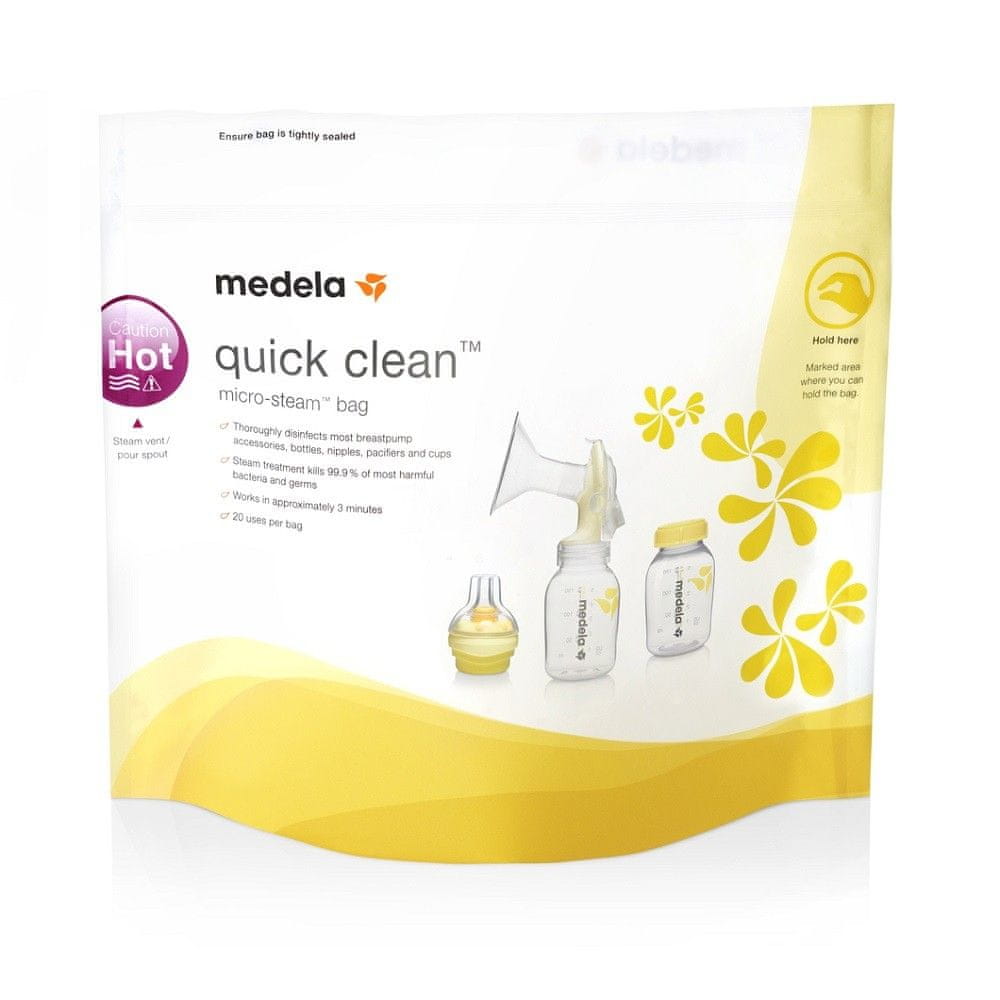 Levně Medela Quick Clean sterilizační sáčky do mikrovlnné trouby - 5ks