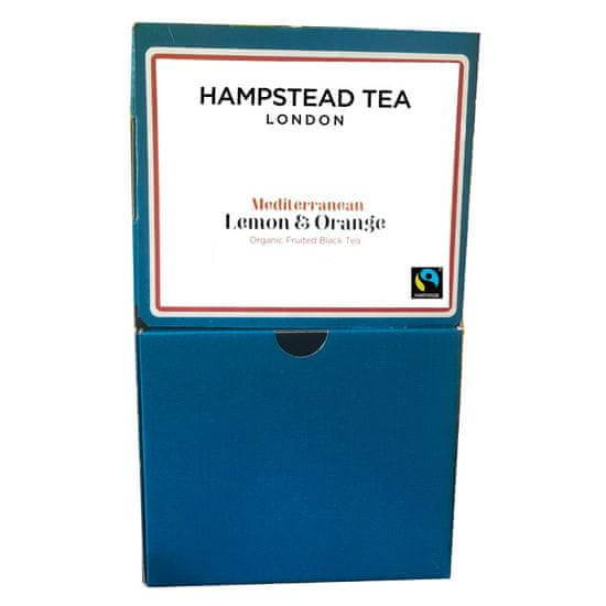 Hampstead Tea London BIO černý čaj Darjeeling citron pomeranč 250ks