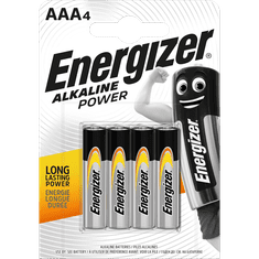 HJ  Baterie AAA/LR03 ENERGIZER POWER 4ks (blistr)