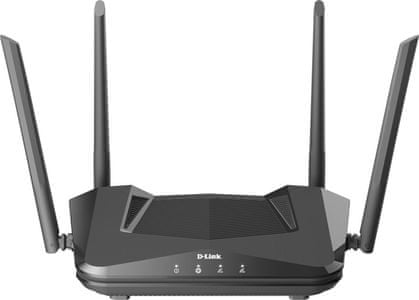 Router D-Link AX1500 (DIR-X1560) 802.11ax Wi-Fi 2,4 GHz 5 GHz RJ45 LAN WAN Firewall MU-MIMO
