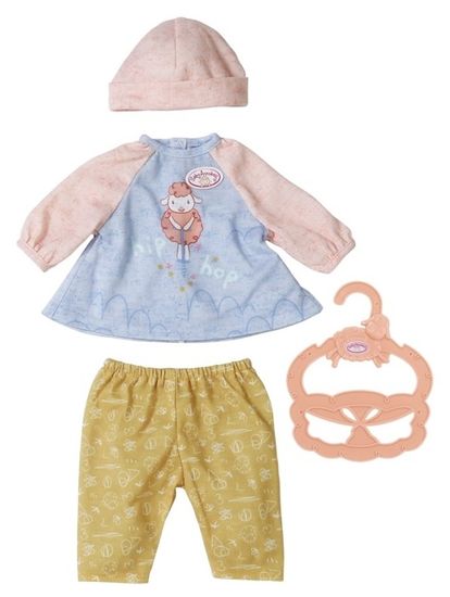 Baby Annabell Little Baby oblečení na ven, šatičky a kalhoty, 36 cm