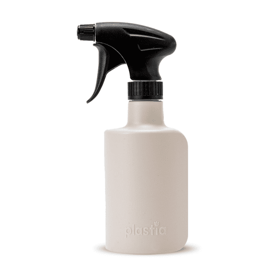 Nanolab Plastová lahev krémová s černým rozprašovačem 500 ml