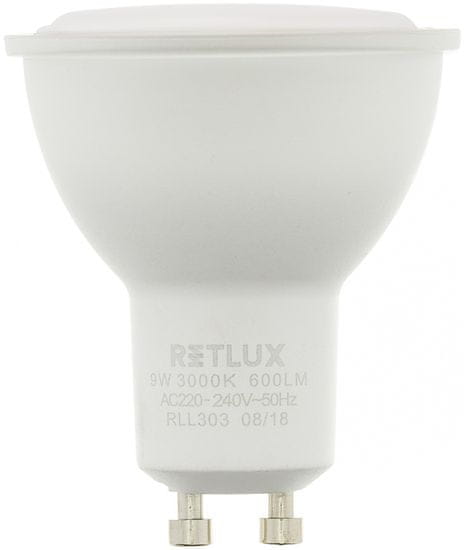 Retlux RLL 303 GU10 žárovka 9W WW