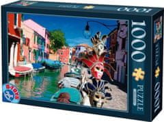 D-Toys  Puzzle Burano, Itálie 1000 dílků