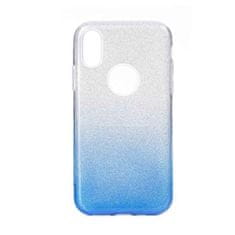 FORCELL Shining silikonový kryt na iPhone 11 Pro Max, modrý/stříbrný