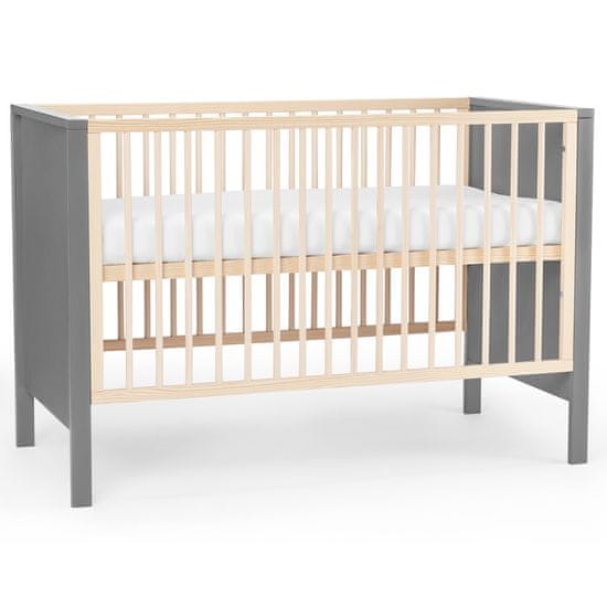 KinderKraft Baby wooden cot MIA guardrail