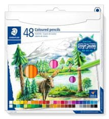Pastelky "Design Journey", 48 různých barev, sada, šestihranné 146C C48