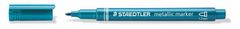 Staedtler Dekorační popisovač, metalická modrá, 1-2 mm, kuželový hrot 8323-373