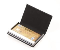 Troika Pouzdro na bankovní karty, černá, RFID ochrana, koženka, na 10 ks