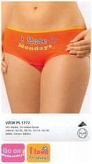 Andrie PS 1772 dámské kalhotky Barva: oranžová, Velikost: M