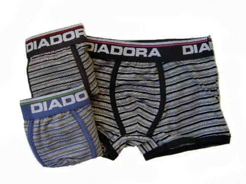 Diadora 856 chlapecké boxerky Barva: šedá tmavá, Velikost: 128