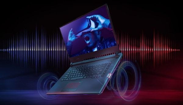 Notebook Asus ROG Strix SCAR17 (G732LWS-HG019T) 15,6 full hd ips displej, Harman/Kardon zvuk, stereo reproduktory
