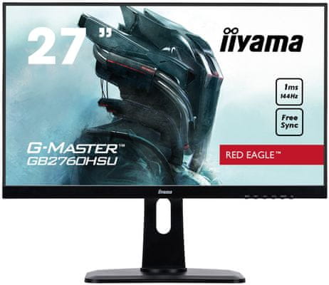  monitor iiyama G-Master Red Eagle GB2760HSU-B1 (GB2760HSU-B1) širokoúhlý dsiplej 32 palců UHD 60 Hz 16:9 hdmi 
