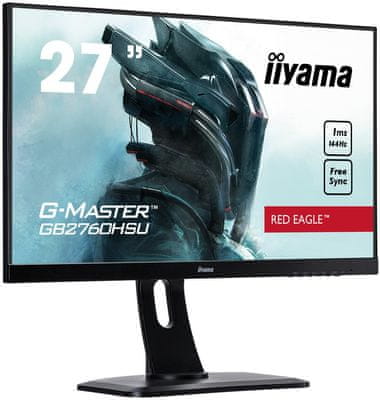  monitor iiyama G-Master Red Eagle GB2760HSU-B1 (GB2760HSU-B1) QHD repro IPS  