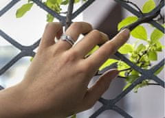 Beneto Stříbrný prsten se zirkony AGG335 (Obvod 50 mm)