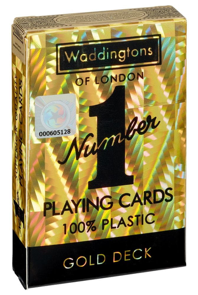 Levně Winning Moves Waddingtons Hrací karty: No. 1 Gold