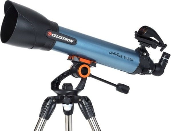 Celestron Inspire 90mm AZ refractor, hvězdářský dalekohled (22407)
