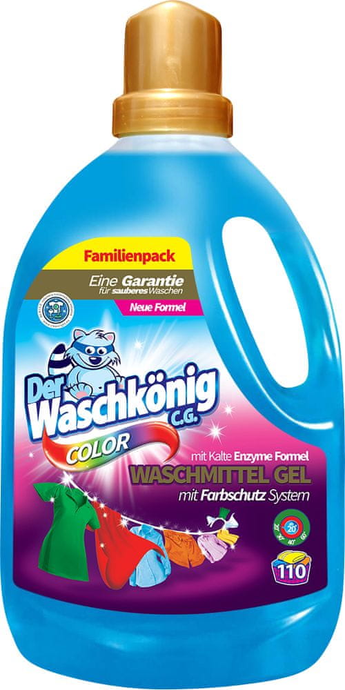 Levně Waschkönig Color prací gel 3,305 l, 110 dávek