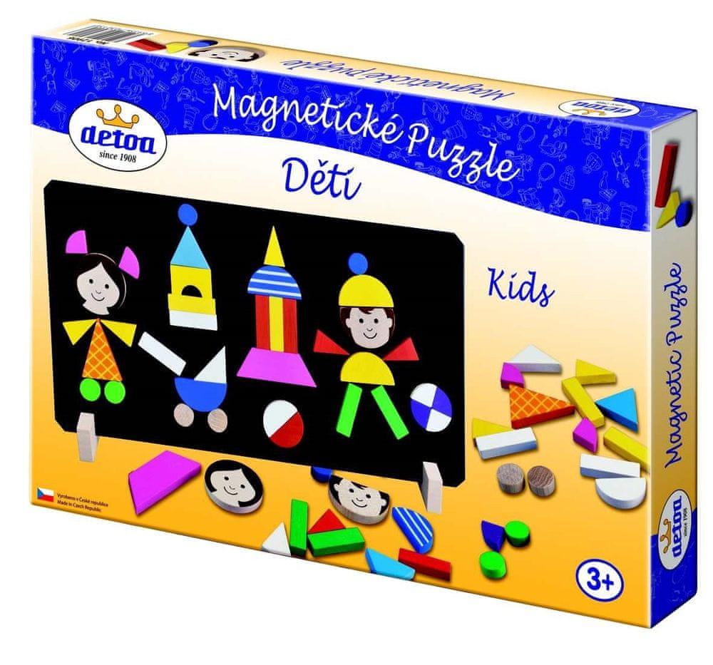 Levně Detoa Magnetické puzzle Děti