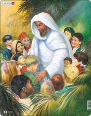 LARSEN  Puzzle Ježíš s dětmi 32 dílků