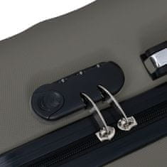 Greatstore Sada skořepinových kufrů na kolečkách 3 ks antracitová ABS