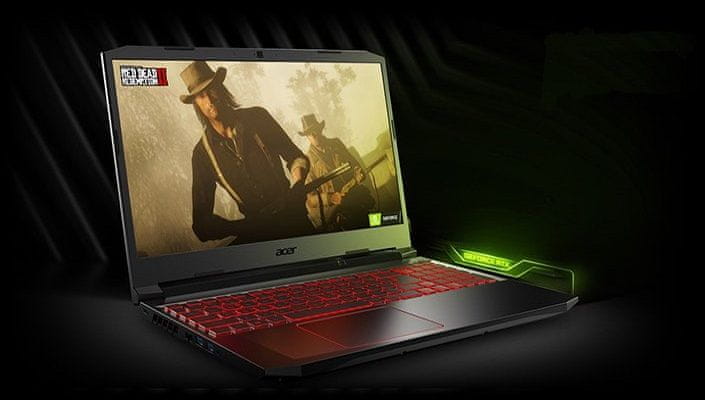 Herní notebook Acer Nitro 5 výkonný procesor AMD Ryzen, dedikovaná grafická karta