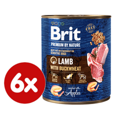 Brit Premium by Nature Lamb with Buckwheat 6x800 g