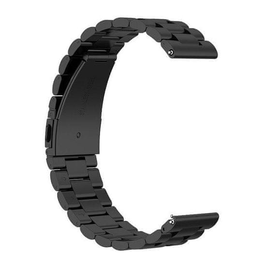 BStrap Stainless Steel řemínek na Huawei Watch GT/GT2 46mm, black