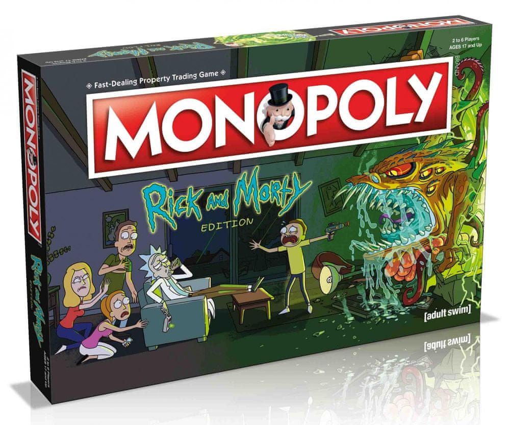 Levně Winning Moves Monopoly Rick And Morty Anglická verze