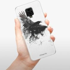 iSaprio Silikonové pouzdro - Dark Bird 01 pro Xiaomi Redmi Note 9 Pro