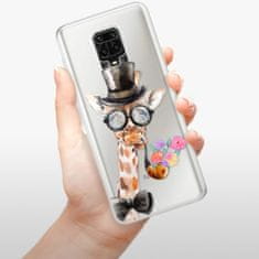iSaprio Silikonové pouzdro - Sir Giraffe pro Xiaomi Redmi Note 9 Pro